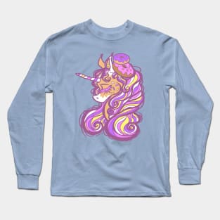 Doughnut Unicorn Long Sleeve T-Shirt